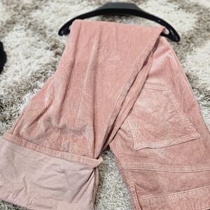 Pilcro Rose Pink Corduroy Boot Cut Pants